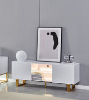 Meuble TV ALYA Design Laqué avec LED