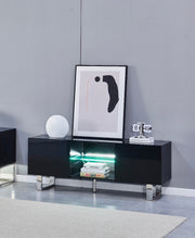 Meuble TV ALYA Design Laqué avec LED