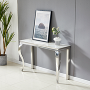 Console Baroque Marbre – Élégance Luxe & Finitions Métalliques Haut de Gamme