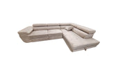 Canapé convertible TOULOUSE - Velours BEIGE/NOIR/ANTHRACITE/CHAMPAGNE/BLEU SILVER