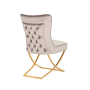 Chaise Gabi velours