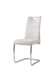 Chaise poignée velours