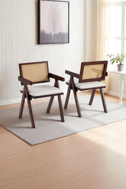 Chaise Rotina bois d'hévéa
