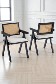 Chaise Rotina bois d'hévéa