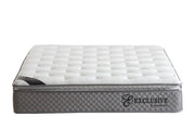Matelas EXCLUSIVE 32 cm avec surmatelas Intégré - BEIGE/GRIS/FULL BLACK - Ressort ensachés