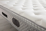Matelas EXCLUSIVE 32 cm avec surmatelas Intégré - BEIGE/GRIS/FULL BLACK - Ressort ensachés