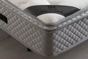 Matelas EXCLUSIVE 32 cm avec surmatelas Intégré - BEIGE/GRIS/FULL BLACK - Ressort ensachés
