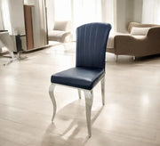 Chaise Nino - Similicuir/Velours