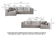 Canapé Modulable AZRA Chenille