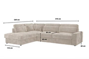 Canapé D'angle LEXUS Marbella Beige