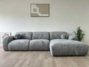 Canapé CLOUD Tissu Marbella - BEIGE/GRIS/ÉCRU