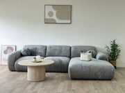 Canapé CLOUD Tissu Marbella - BEIGE/GRIS/ÉCRU